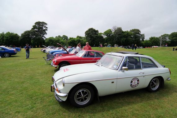 At the Tain Vintage & Classic Vehicle Rally.